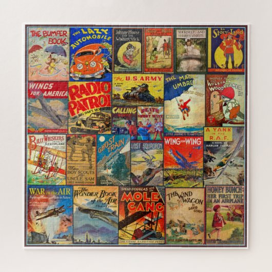 VINTAGE BUCHSAMMLUNG DES 20. JAHRHUNDERTS PUZZLE (Horizontal)