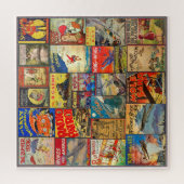 VINTAGE BUCHSAMMLUNG DES 20. JAHRHUNDERTS PUZZLE (Vertikal)