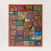 VINTAGE BUCHSAMMLUNG PUZZLE (Vertikal)