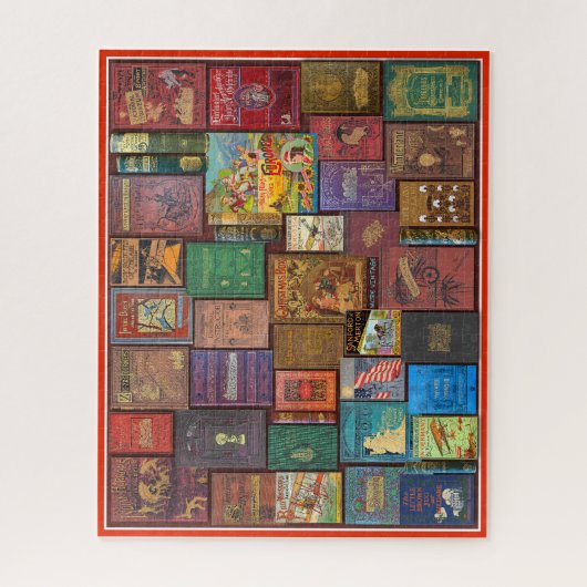 VINTAGE BUCHSAMMLUNG PUZZLE (Vertikal)