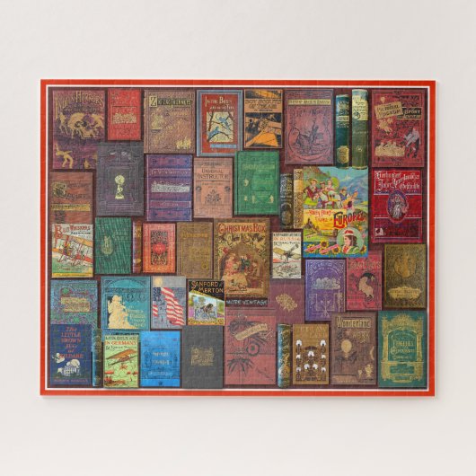 VINTAGE BUCHSAMMLUNG PUZZLE (Horizontal)