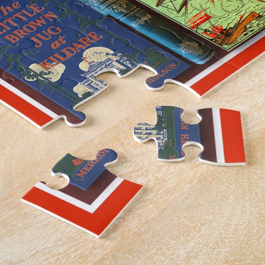 VINTAGE BUCHSAMMLUNG PUZZLE (Seite)