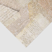 Vintage Buchseite Seidenpapier (Ausschnitt)