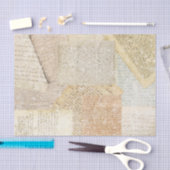 Vintage Buchseite Seidenpapier (Handwerk)