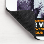 Vintage Buchstabenschrift Mousepad (Ecke)