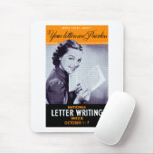 Vintage Buchstabenschrift Mousepad (Mit Mouse)