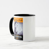 Vintage Buchstabenschrift Tasse (Vorderseite Links)