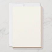 Vintage Buchtaufe Einladung (Rückseite)