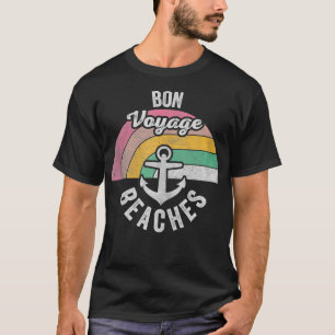 Vintage Buchten Strände Sommerurlaub Schiff A T-Shirt