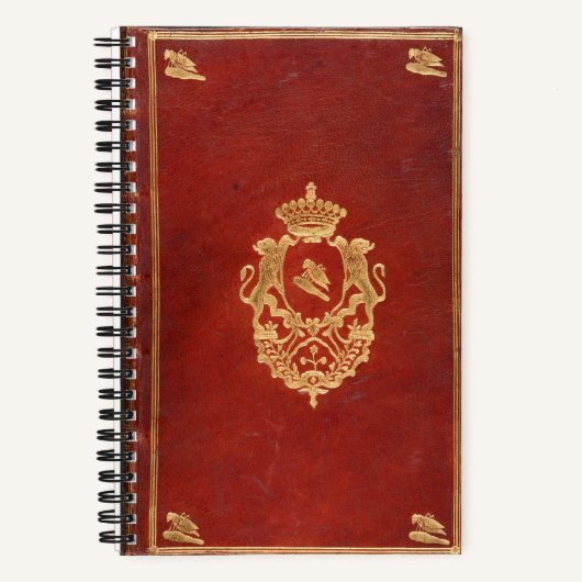 Vintage Buchübersicht "office de Noël" 1768 Notizblock (Vorderseite)