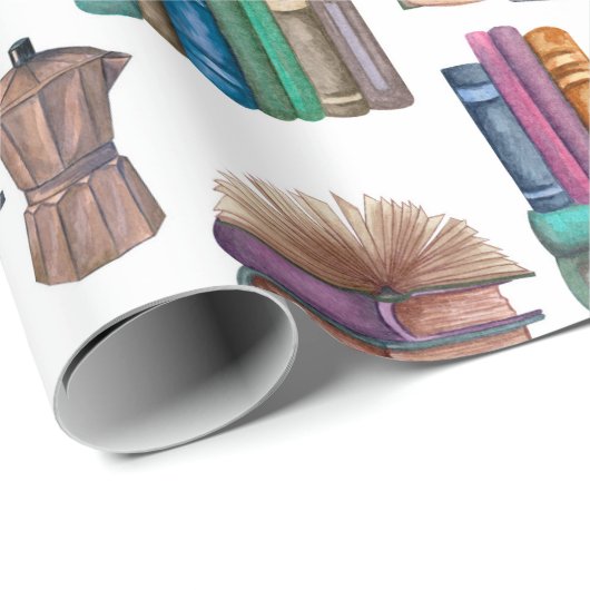 Vintage Buchumschlagpapier Geschenkpapier (Rolleneckpunkt)