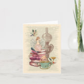 Vintage Buchungskarte (Leere Innenseite) (Vorderseite)