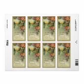 Vintage Buchzeichen-Labels (Vorne)