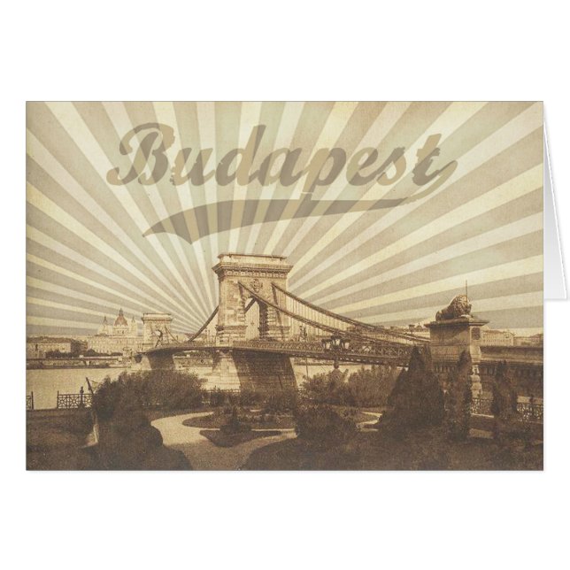 Vintage Budapest (Vorderseite (Horizontal))