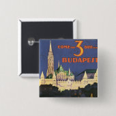 Vintage Budapest Button (Vorne & Hinten)