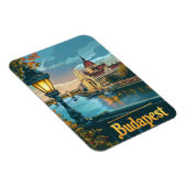 Vintage Budapest Magnet (Rechte Seite)