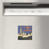 Vintage Budapest Magnet (In Situ (Geschirrspüler))