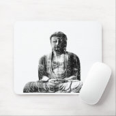 Vintage-Buddha-Mausepad Mousepad (Mit Mouse)