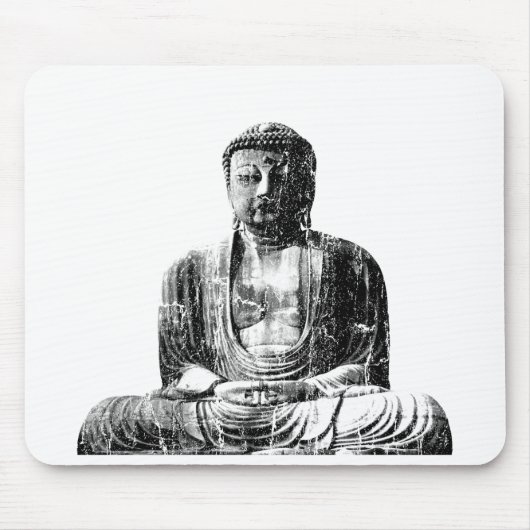 Vintage-Buddha-Mausepad Mousepad (Vorne)