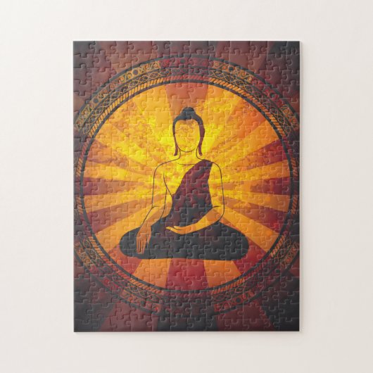 Vintage-Buddha Puzzle (Vertikal)