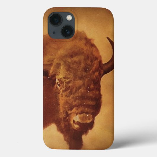 Vintage Büffel Case-Mate iPhone Hülle (Rückseite)