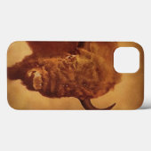 Vintage Büffel Case-Mate iPhone Hülle (Rückseite (Horizontal))