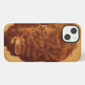 Vintage Büffel iPhone Hülle (Rückseite (Horizontal))