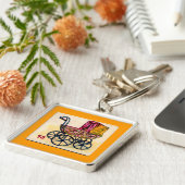 Vintage Buggy Schlüsselanhänger (Seite)