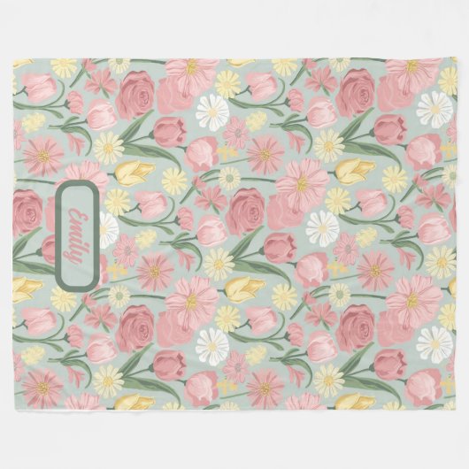 Vintage Bühnen des Blutes Fleecedecke (Vorderseite (Horizontal))