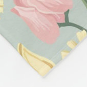 Vintage Bühnen des Blutes Fleecedecke (Ecke)