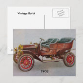 Vintage Buick Postkarte (Vorne/Hinten)