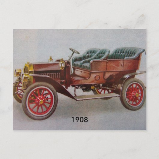 Vintage Buick Postkarte (Vorderseite)