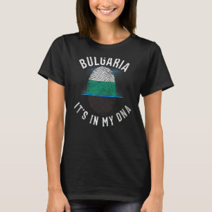 Vintage bulgarische Flagge in meinem DNA-Bulgarisc T-Shirt