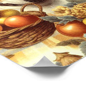 Vintage Bull Terrier-Malerei Poster (Ecke)