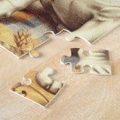 Vintage Bull Terrier-Malerei Puzzle (Seite)