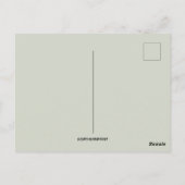 Vintage Bunnies im Auto mit Ostereier Postkarte (Rückseite)