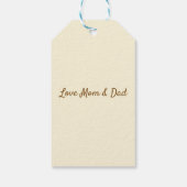 Vintage Bunny My First Easter Geschenkanhänger (Rückseite)