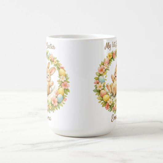 Vintage Bunny My First Easter Kaffeetasse (Mittel)