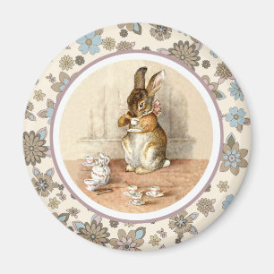 Vintage Bunny Oaster Gift Magnete Magnet
