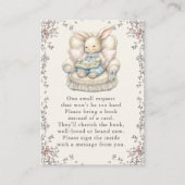 Vintage Bunny Rabbit Books for Baby Begleitkarte (Vorderseite)