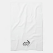 Vintage Bunny Rabbit Küchenhandtücher Geschirrtuch (Vertikal)