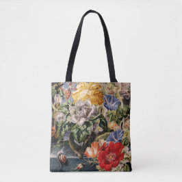 Vintage bunte Bouquet mit Blume Tasche
