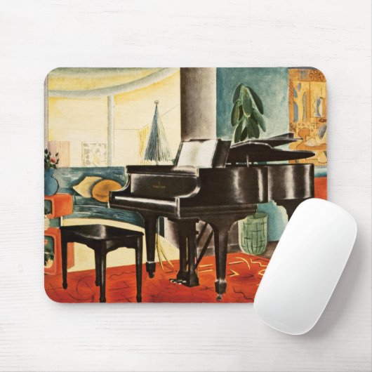 Vintage bunte Steinway Mousepad (Mit Mouse)