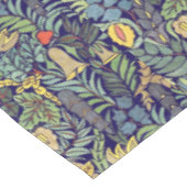 Vintage buntes Blumenmuster Tischdecke (Schrägansicht)