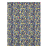 Vintage buntes Blumenmuster Tischdecke (Vorderseite)