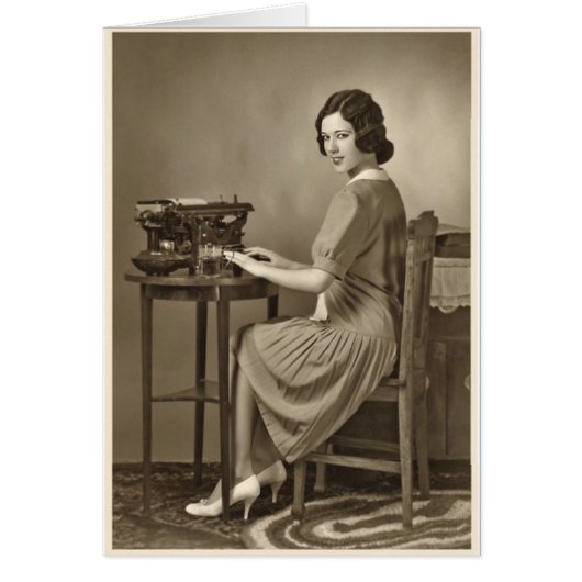 Vintage Büro - Braucht Urlaub, (Vorne)