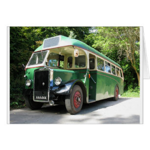 Vintage Bus, 1940er Jahre Transport, britische Nos
