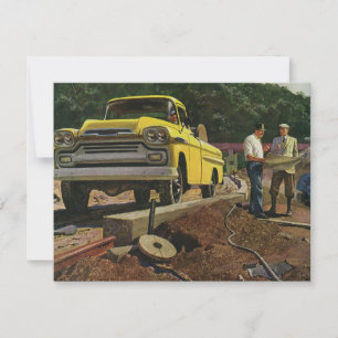 Vintage Business-Architekt Bauunternehmer