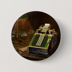 Vintage Business Comptometer Rechnungsrechner Button