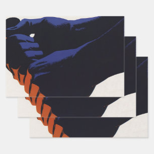 Vintage Business Factory, Fertigungsproduktion Geschenkpapier Set